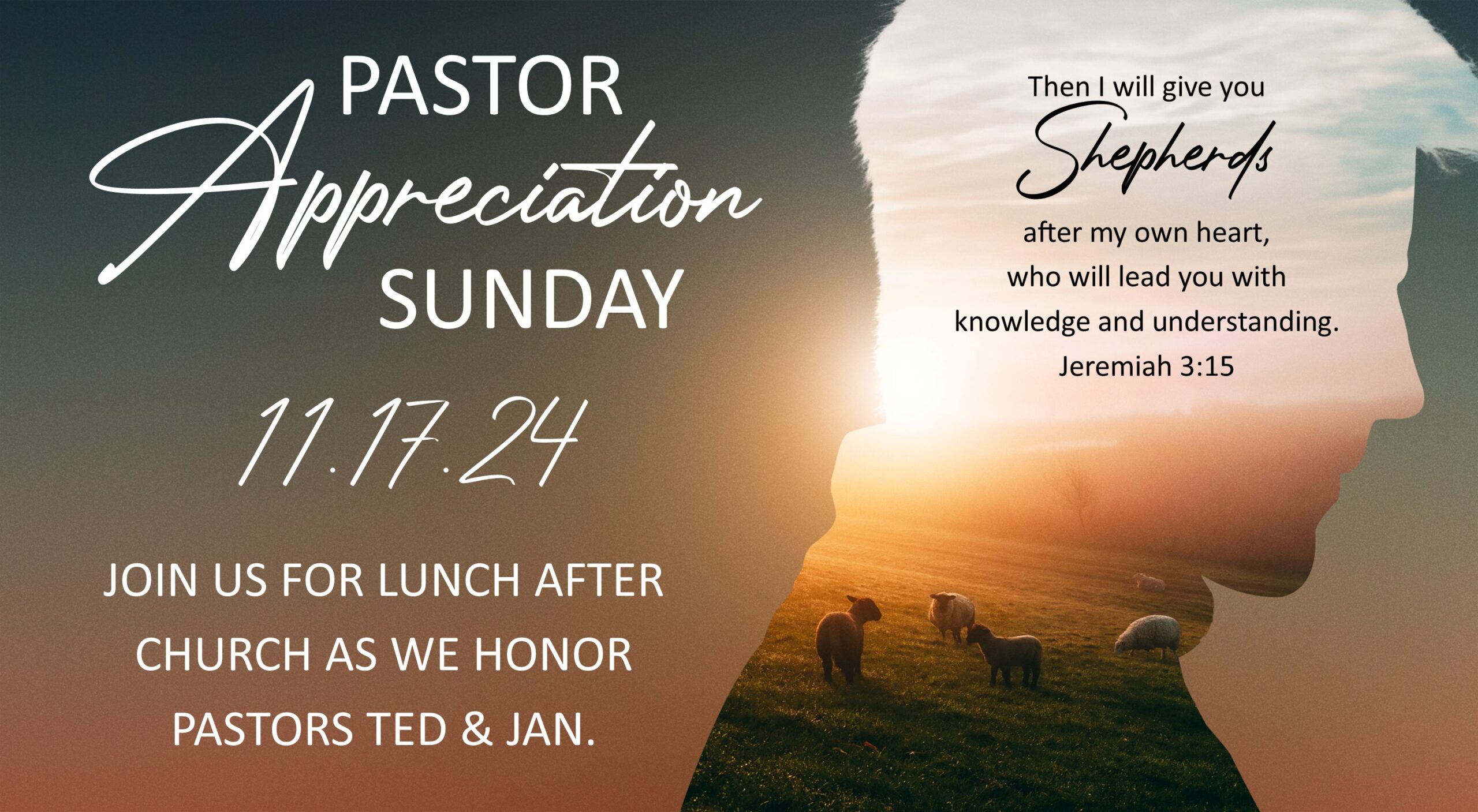 Pastor Appreciation Sunday