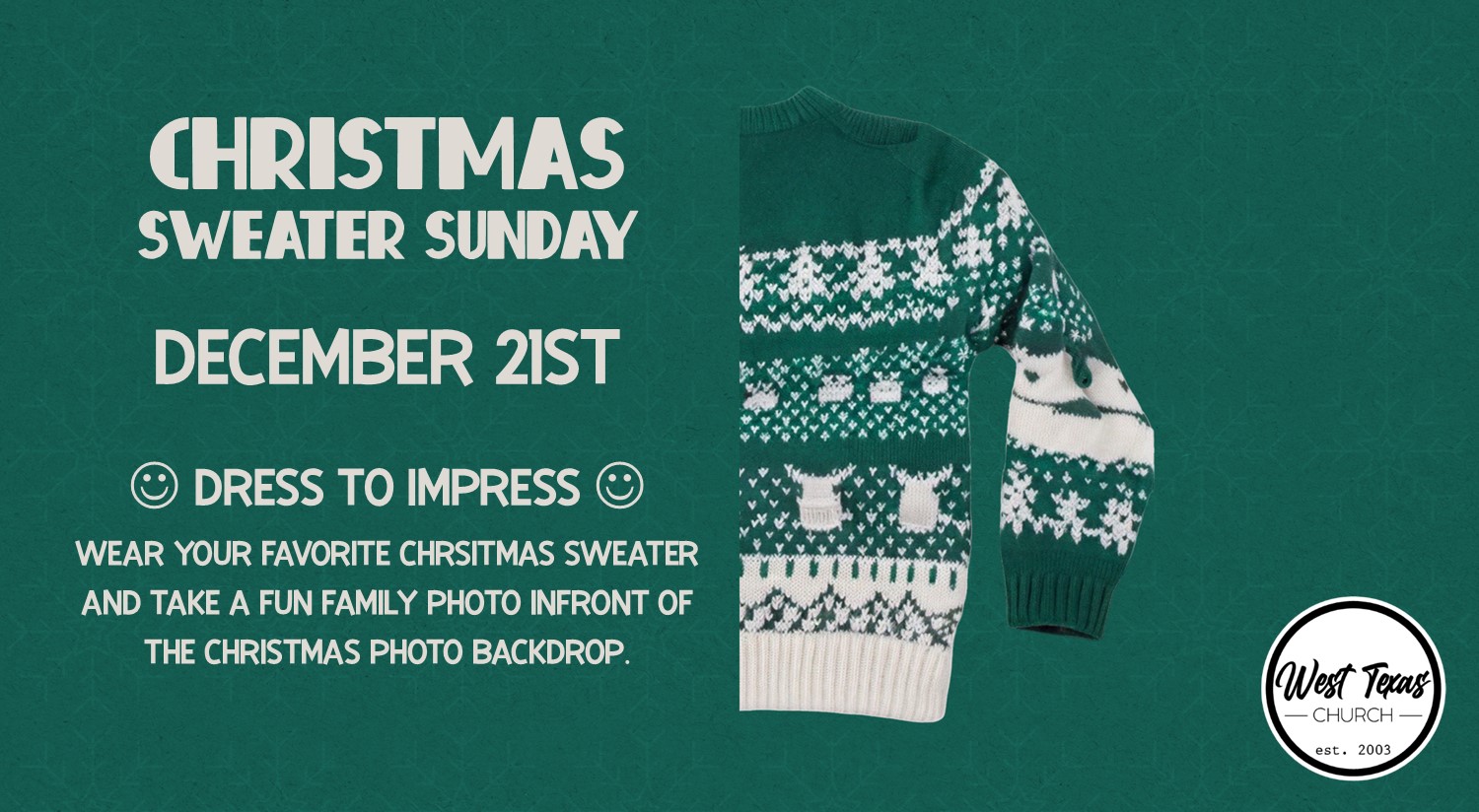 Christmas Sweater Sunday Worship